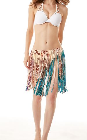 F4582-1 Tassel Beach Skirt 3colours